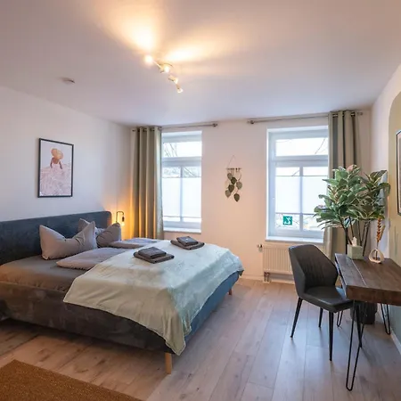 Boho-suite - Sauna, Netflix, Nespresso, Zentral, Messe