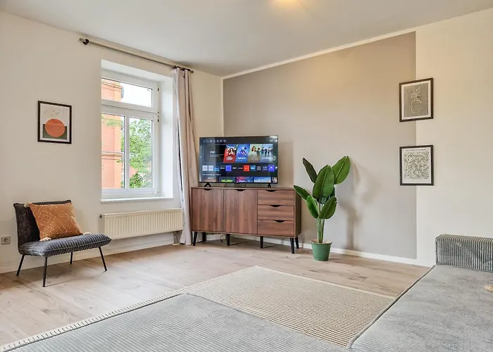 Boho-suite - Sauna, Netflix, Nespresso, Zentral, Messe Apartament Chemnitz