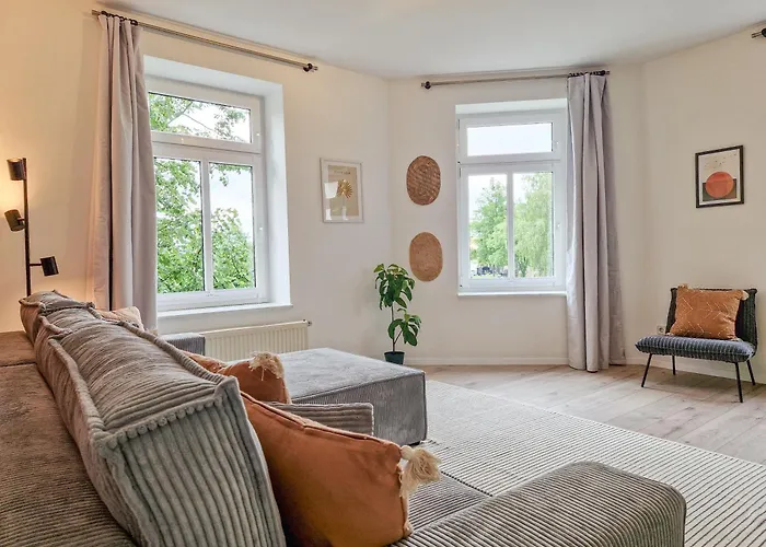 Boho-suite - Sauna, Netflix, Nespresso, Zentral, Messe Apartament Chemnitz