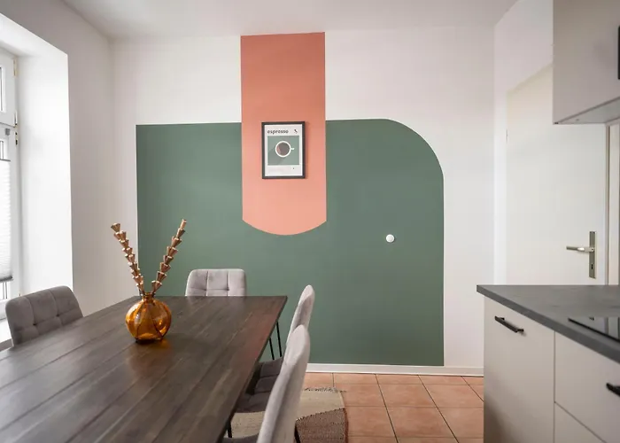 Boho-suite - Sauna, Netflix, Nespresso, Zentral, Messe Apartament