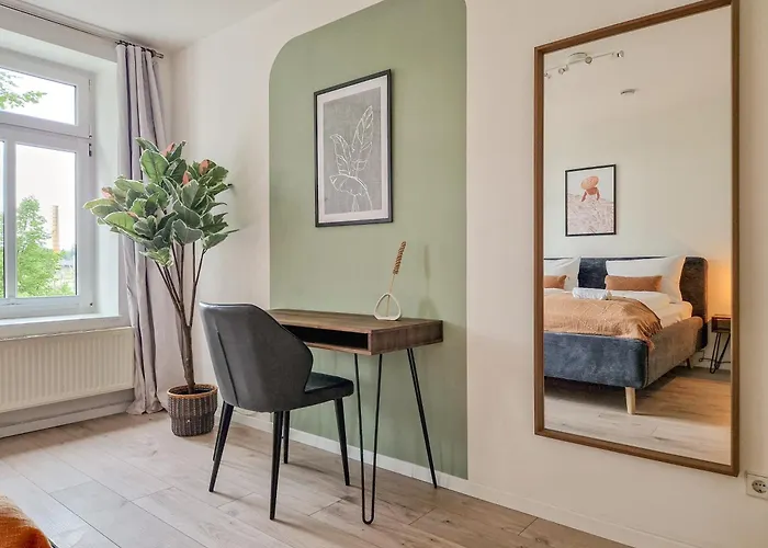 Boho-suite - Sauna, Netflix, Nespresso, Zentral, Messe Apartament Chemnitz